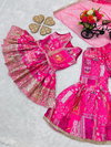 Oc 163 Satin With 5mm Sequans Embroidery Work Top With Sarara Dupatta Wholesale In India